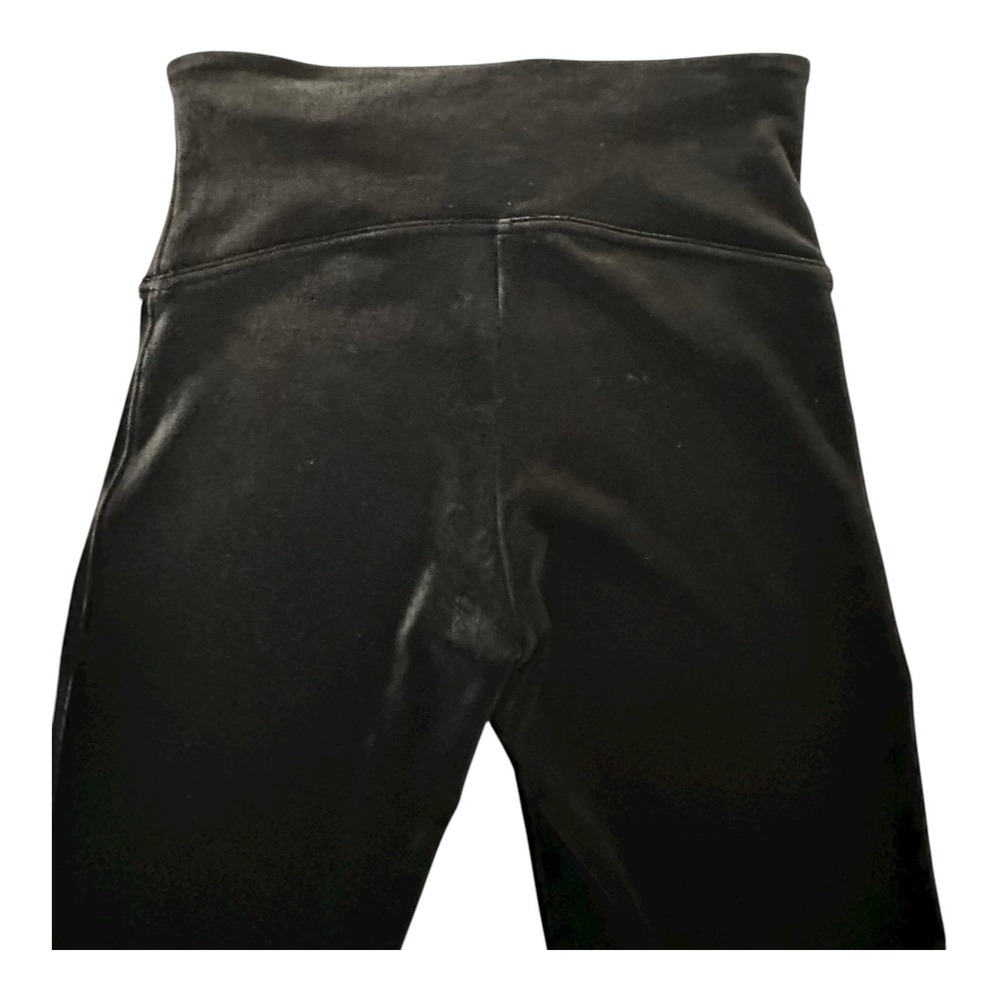 Spanx Legging Ankle Pants‎ Womens Large Black Velour Skinny Pull On 26x28 - Picture 4 of 13